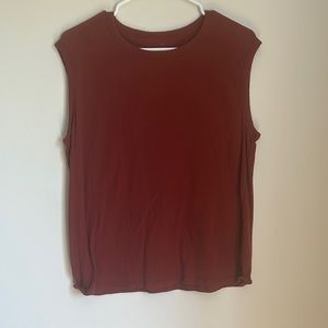 Everlane burnt Orange muscle top
